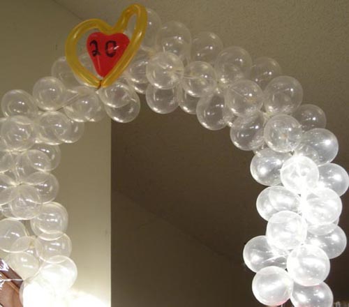 20th Anniversary Balloon Arch